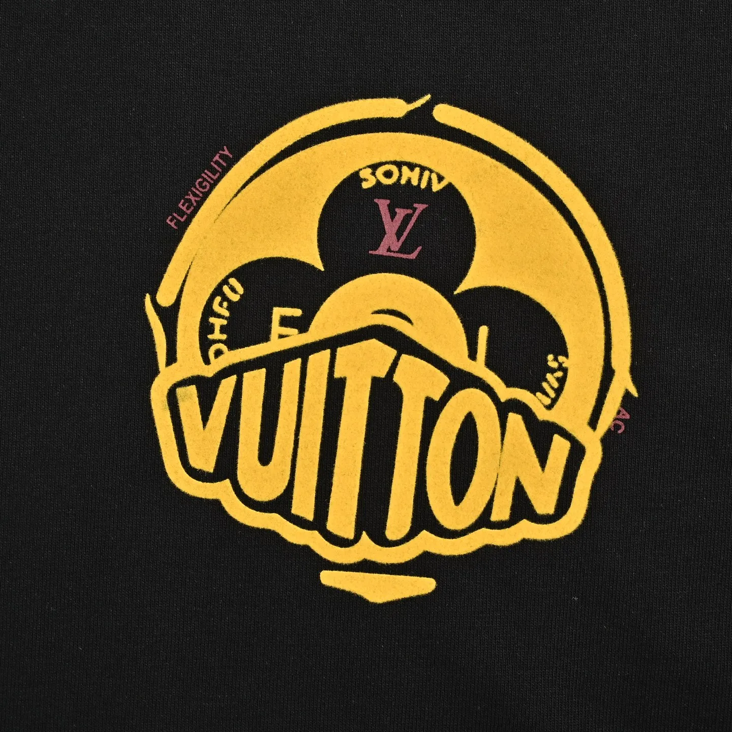 Louis Vuitton/Louis Vuitton 26ss front and rear logo printed short sleeves